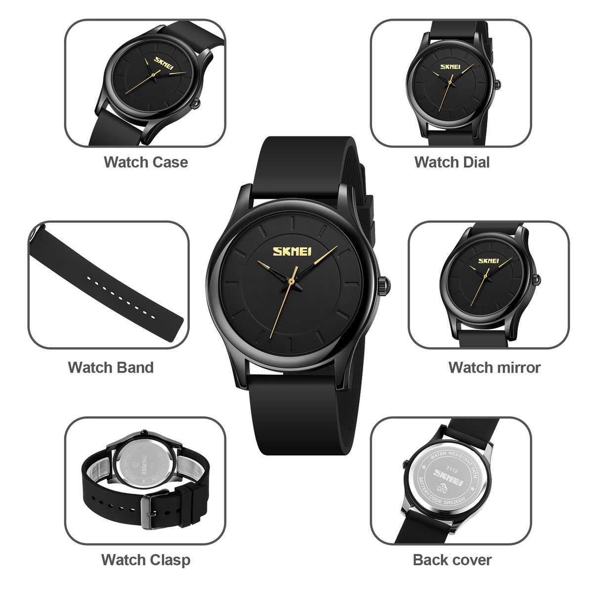 SKMEI 2112 — détails de la montre