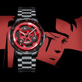 Montre Spinning 3D rouge et noir — photo 1
