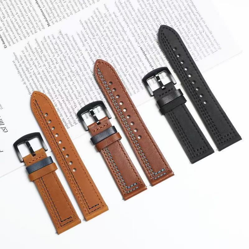 MOTION-B — bracelets marron et noir avec boucle