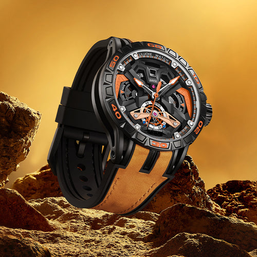 MOTION-B Esprit sport — orange et noire