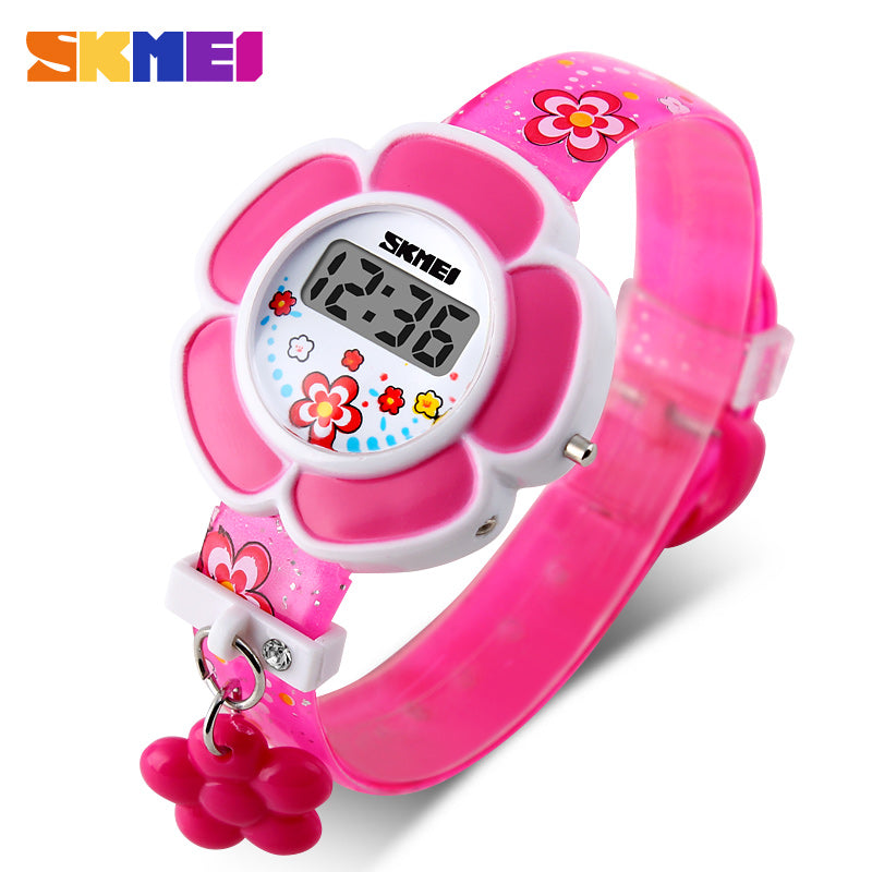 Montre enfant numérique MOTION-B – Rose rouge
