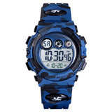Montre enfant sport camouflage bleu foncé MOTION-B