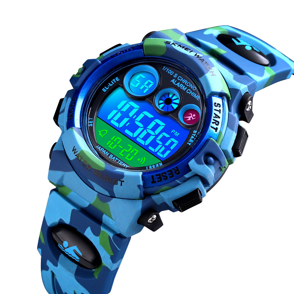 Montre enfant sport camouflage MOTION-B – détail du cadran