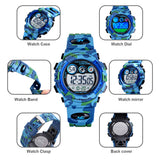 Montre enfant sport camouflage MOTION-B – dimensions