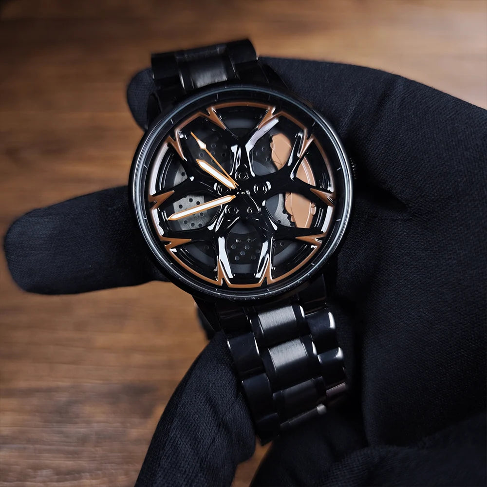 MOTION-B — Gyro Rim — Noir & cuivré