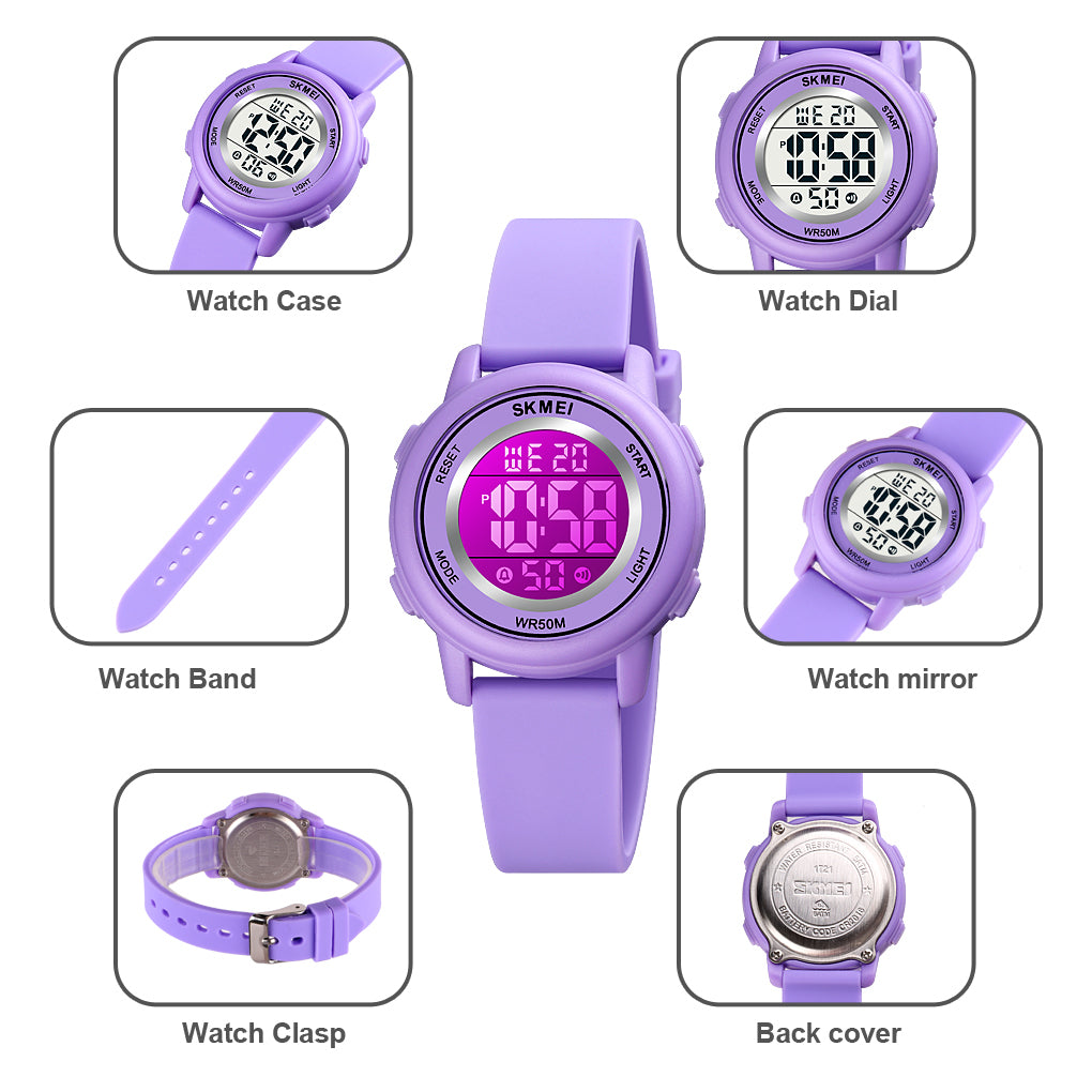 Montre enfant numérique légère MB-SK-ENF-011 — photo