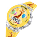 Montre enfant girafe MB-SK-ENF-002 — montre enfant girafe jaune