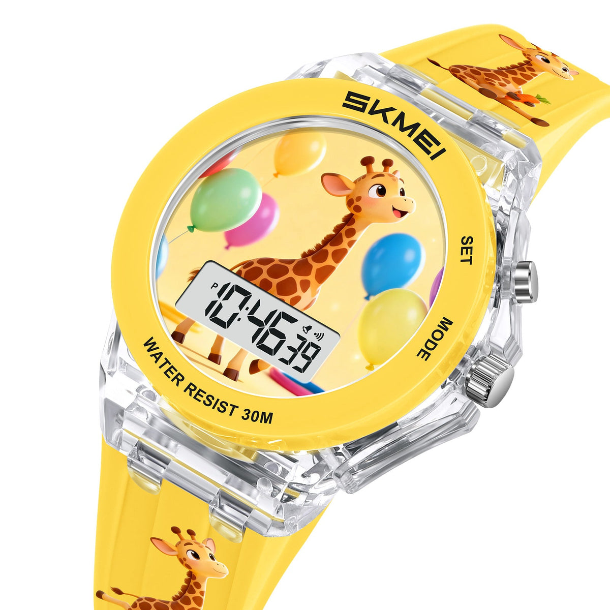 Montre enfant girafe MB-SK-ENF-002 — montre enfant girafe jaune