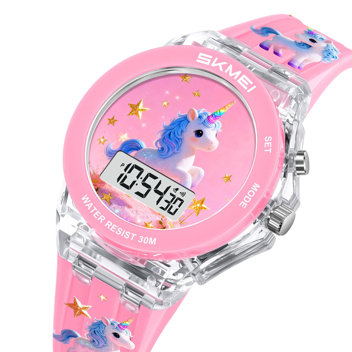 Montre enfant licorne MB-SK-ENF-006 — montre enfant licorne rose