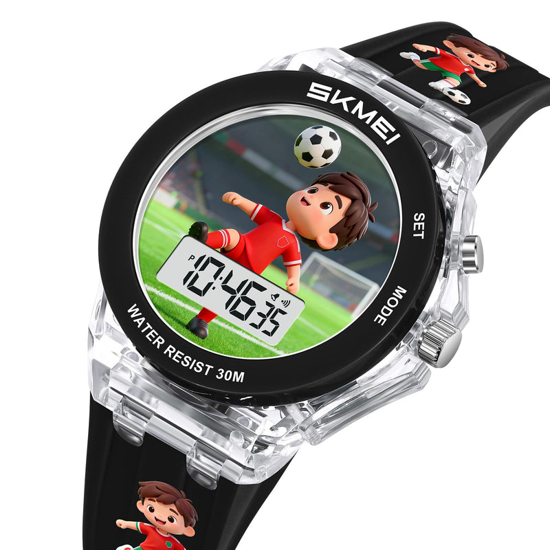Montre enfant football MB-SK-ENF-008 — montre enfant football noir