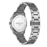 NIBOSI 2566 - Dos du boîtier et bracelet à maillons