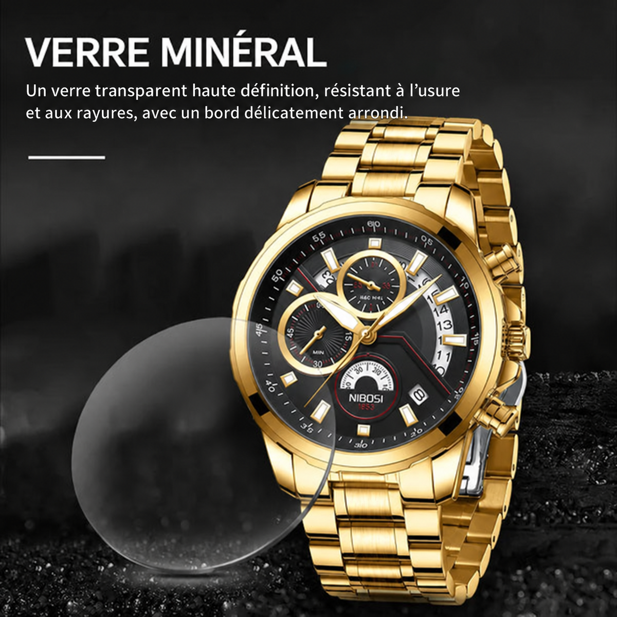 NIBOSI 2576 - verre minéral en français