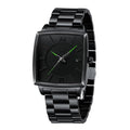 MOTION-B Obsidian Square — noir et vert