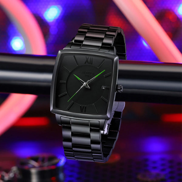 NIBOSI 2601 - Noir / Accent vert