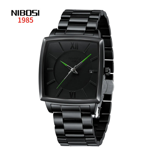 NIBOSI 2601 - Noir / Accent vert