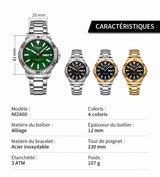 NIBOSI 2660 - caractéristiques et dimensions, en français