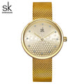 Montre femme finition dorée MB-SH-FEM-020 — vue de face