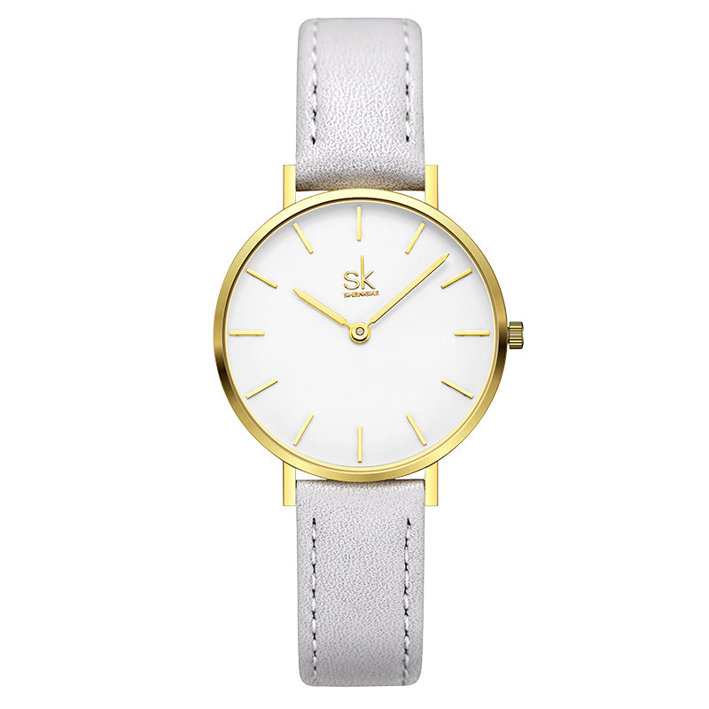 Montre femme MB-SH-FEM-010 — Argent et doré — vue de face