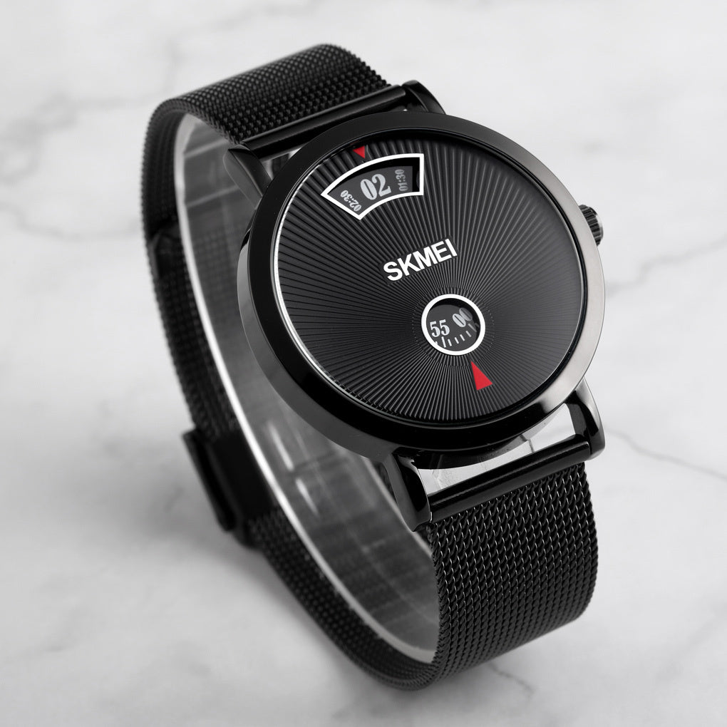 SKMEI 1489 - Noir - Maille acier