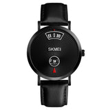 SKMEI 1489 - Noir - Cuir