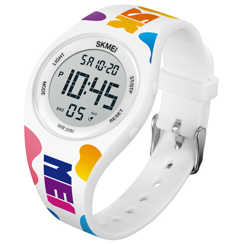 Blanc — multicolore