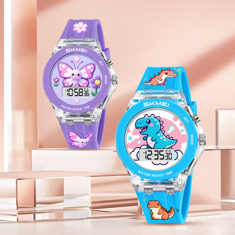 SKMEI 2646 — Papillon violet — photographie fournisseur