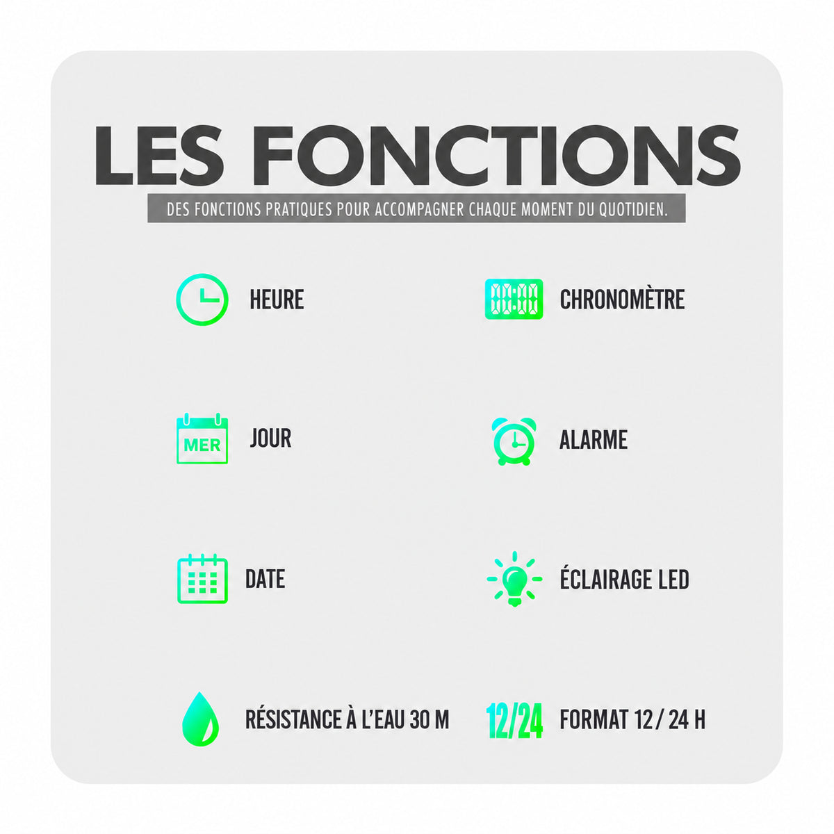 SKMEI 2646 — présentation en français