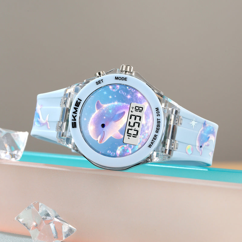 SKMEI 2646 — Dauphin bleu clair — photographie fournisseur