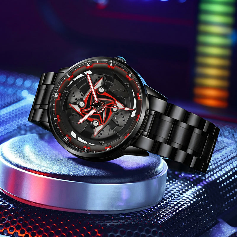 Spinning 3D — Étoile rouge — vue 3