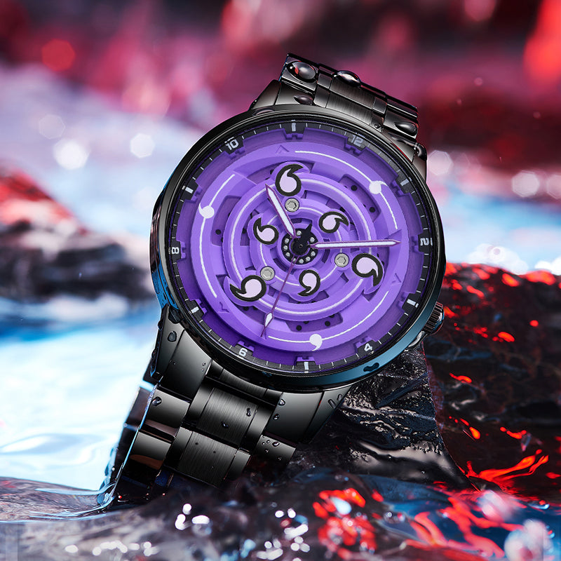 MOTION-B Spinning 3D violet et noir — vue 1
