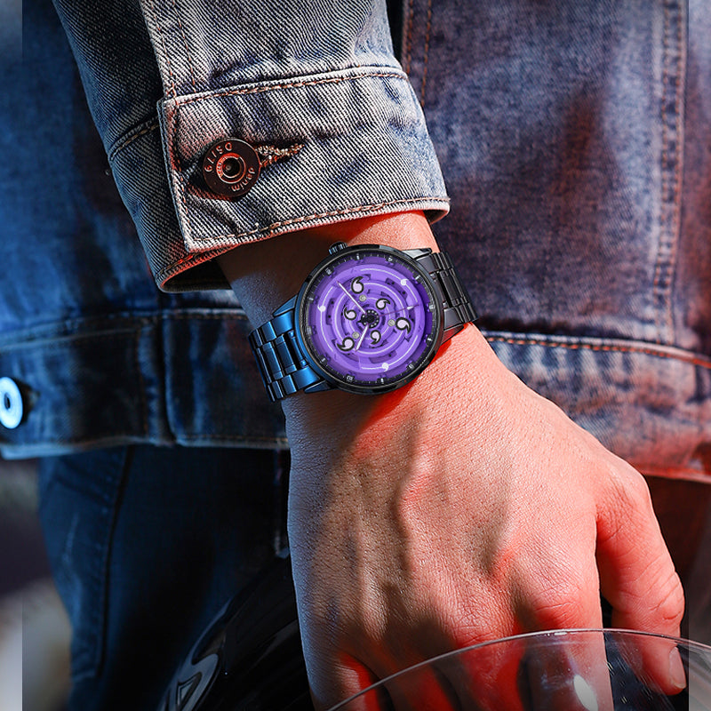 MOTION-B Spinning 3D violet et noir — vue 4
