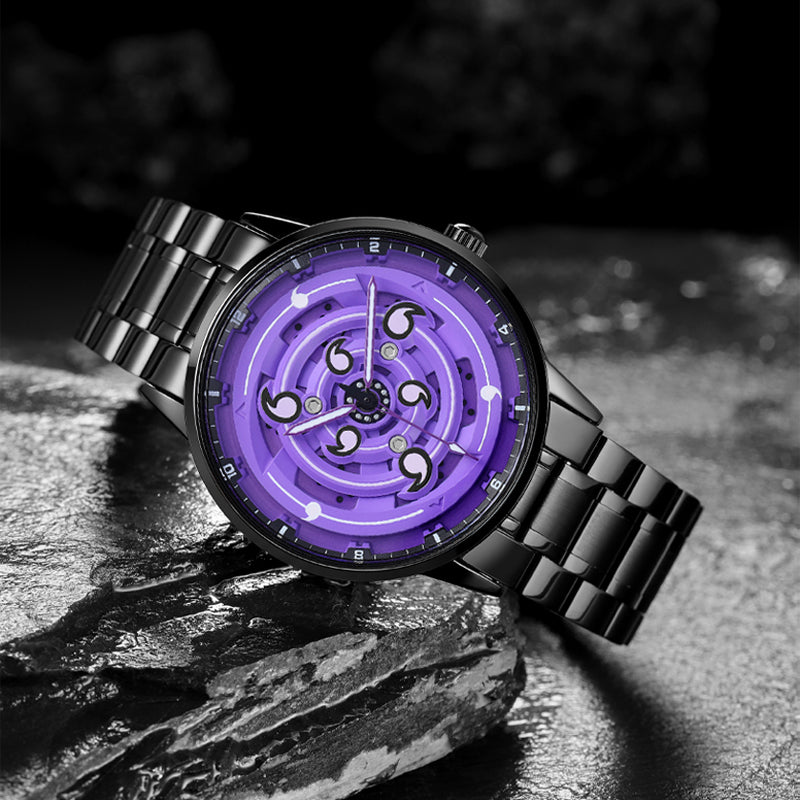 Spinning 3D — Violet & noir — vue 5